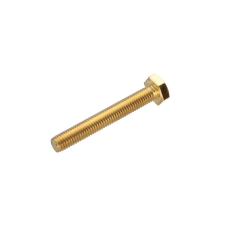 1 x Vis métaux Laiton Tête hexagonale TH M8X70
