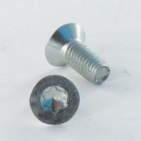 1 x Vis autotaraudeuse Tête fraisée M3.5X8 TORX T15 Acier zingué microvis