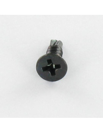 Vis autoperceuse Tête fraisée Phillips 3.5X13 Filet tôle Acier zingué noir