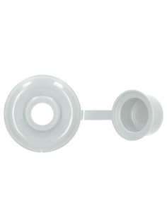 Cache Tirefond De 7 RAL9001 blanc creme Polyéthylène