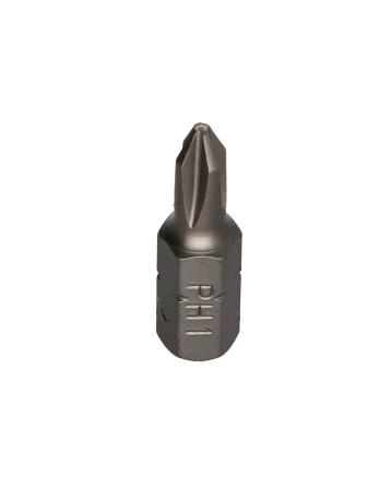 Embout Qualité industrielle 1/4" C6.3 Phillips n° 1 Longueur 25