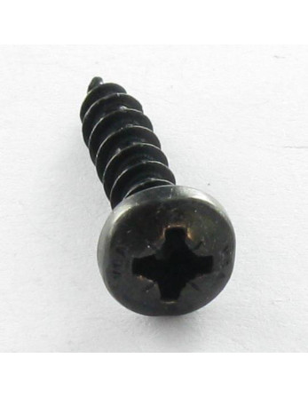 VBA3 Tête ronde TR Pozi 4X13 Acier zingué noir
