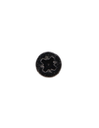 VBA Vis bois agglo Tête fraisée Pozi N°2 3.5X20 Filetage total Acier zingué noir