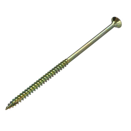 1 x Vis bois TEKOR Tête fraisée Cranté 6X140 Filetée sur 70 TORX T30 ZBCR3+ Pointe antifendage type 17
