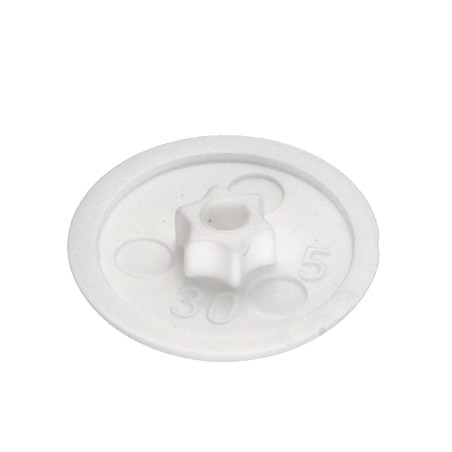 1 x Cache tête de vis TORX T30 Diamètre de tête: 16.5 Polyéthylène blanc