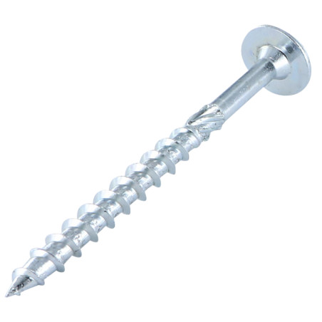 1 x VBA Vis bois agglo Tête disque TORX T40 10X180 Acier zingué