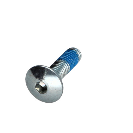 1 x Vis Poelier M6X22 Clé de 4 HC4 Acier zingué Frein filet