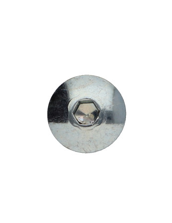 Vis Poelier M6X22 Clé de 4 HC4 Acier zingué Frein filet