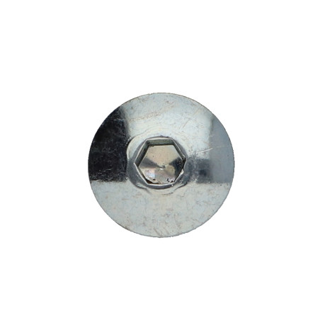 1 x Vis Poelier M6X22 Clé de 4 HC4 Acier zingué Frein filet