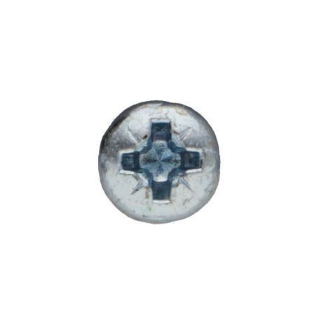 1 x VBA Vis bois agglo Tête ronde TR Pozi N°3 6X100 Filetée sur 60 Acier zingué