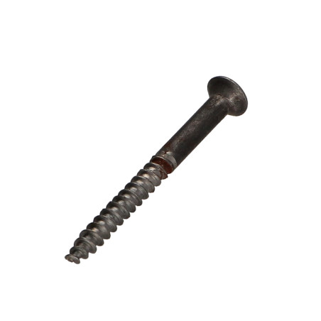 1 x Vis bois Tête fraisée Pozi N°1 3X35 Acier brut microvis