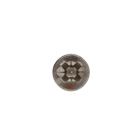 1 x Vis bois Tête fraisée Pozi N°1 3X35 Acier brut microvis