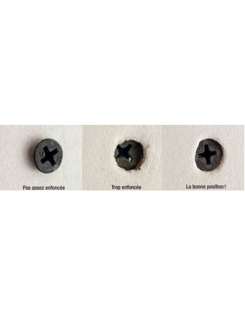 Vis pour plaque de plâtre Vis TTPC 3.5X45 Acier phosphate