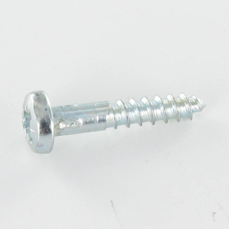 1 x Vis bois Tête ronde TR Pozi N°2 3.5X30 Acier zingué