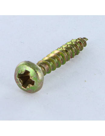 Vis Spax Tête ronde TR Pozi N°2 3.5X15 Bichromaté