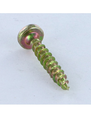 Vis Spax Tête ronde TR Pozi N°2 3.5X15 Bichromaté