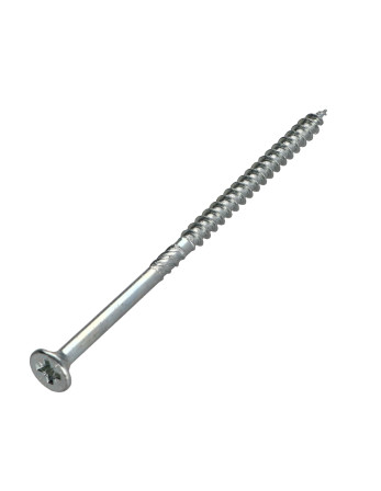 VBA3 Tête fraisée Pozi 5X100 Filetage partiel Acier zingué