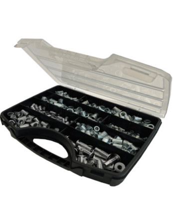 Assortiment de 500 Ecrou A sertir Acier DEGOMETAL