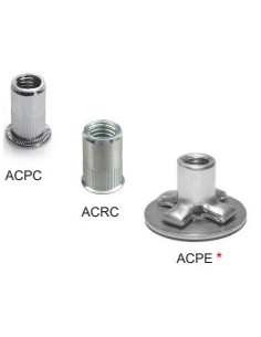 Assortiment de 500 Ecrou A sertir Acier DEGOMETAL 2