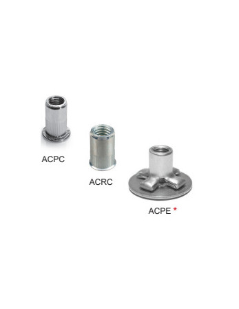 Assortiment de 500 Ecrou A sertir Acier DEGOMETAL