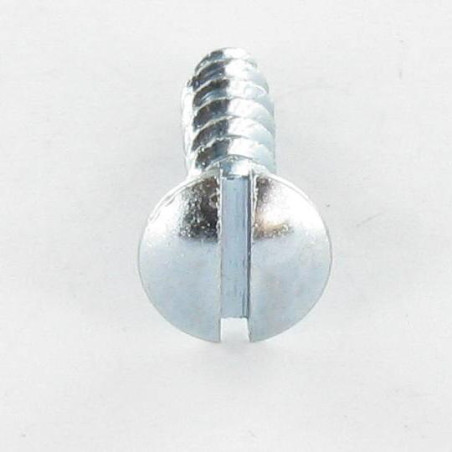 1 x VBA Vis bois agglo Tête fraisée bombée TFB Fendue 3.5X16 Acier zingué