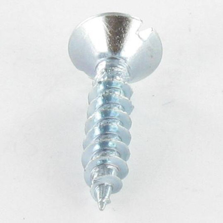 1 x VBA Vis bois agglo Tête fraisée bombée TFB Fendue 3.5X16 Acier zingué