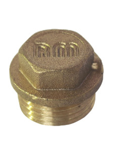Bouchon mâle Figure 290 15x21 (1/2") avec trou de...