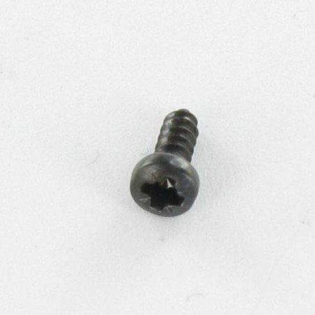 1 x Vis tôle tête cylindrique bombée large Pozi 4.8X50 Acier zingué noir