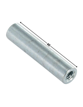 Manchon Cylindrique M6X40 Diamètre Extèrieur 10 Acier zingué