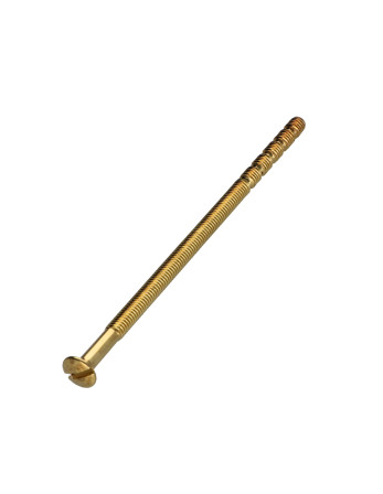 Vis métaux Tête fraisée bombée TFB Fendue 4X90 Sécable Acier laitonne