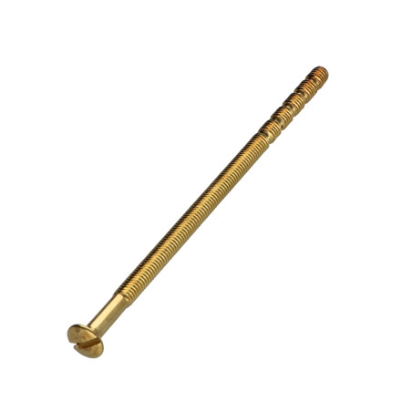 1 x Vis métaux Tête fraisée bombée TFB Fendue 4X90 Sécable Acier laitonne