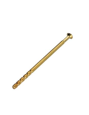 Vis métaux Tête fraisée bombée TFB Fendue 4X90 Sécable Acier laitonne