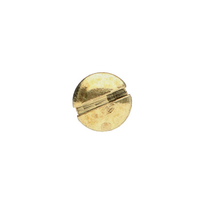 1 x Vis métaux Tête fraisée bombée TFB Fendue 4X90 Sécable Acier laitonne