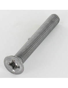 Vis métaux Tête fraisée Pozi N°2 M5X55 Acier brut