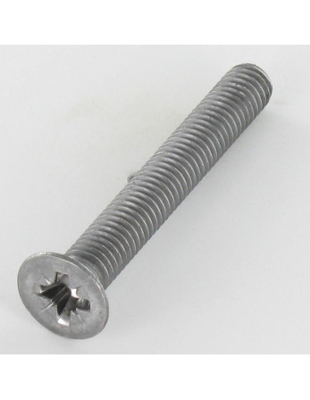 Vis métaux Tête fraisée Pozi N°2 M5X55 Acier brut