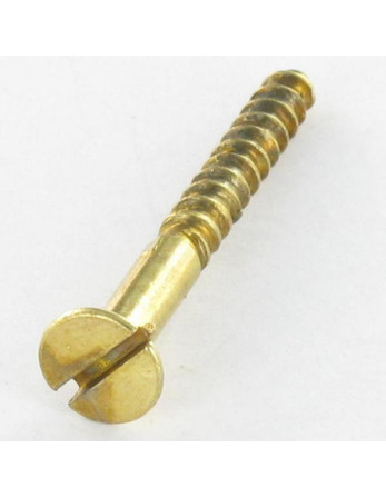Vis bois Tête fraisée Fendue 2.5X10 Acier laitonne microvis