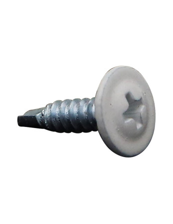 Vis autoperceuse Tête ronde large Phillips Cranté 4.2X16 Acier zingué RAL 9016