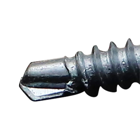 1 x Vis autoperceuse Tête ronde large Phillips Cranté 4.2X16 Acier zingué RAL 9016