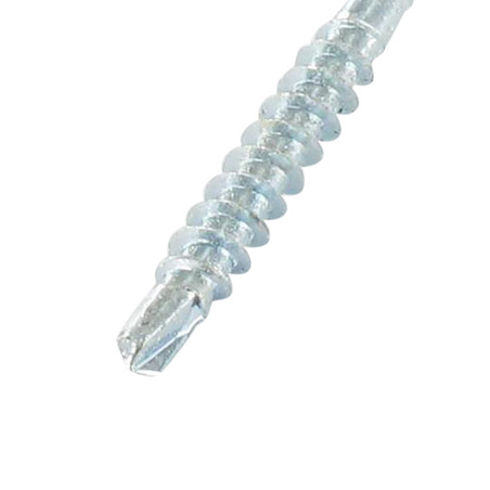 1 x VBA Vis bois agglo Médium Tête fraisée Cranté TORX T20 4X35 Filetée sur 24 Acier zingué RAL9010 blanc pur