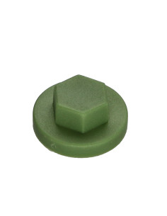 Capuchon Tête hexagonale TH Polyéthylène RAL6011 vert...