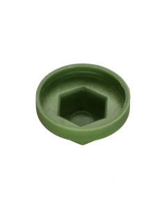 Capuchon Tête hexagonale TH Polyéthylène RAL6011 vert... 2