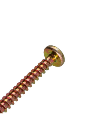 VBA Vis bois agglo Tête ronde TR Pozi N°2 5X60 Bichromaté
