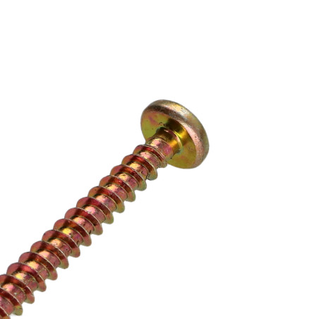 VBA Vis bois agglo Tête ronde TR Pozi N°2 5X60 Bichromaté