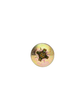 VBA Vis bois agglo Tête ronde TR Pozi N°2 5X60 Bichromaté