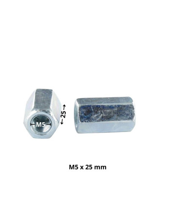 Manchon Hexagonal M5X25 Surplat 8 Acier zingué