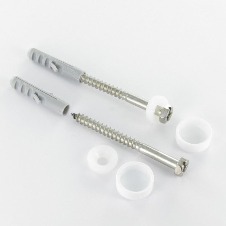 1 x KIT Fixation WC Vis Inox 6X70 Fischer