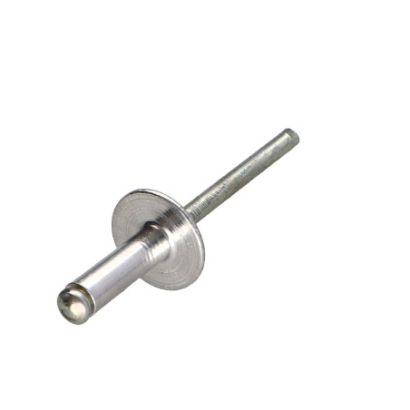 1 x Rivet aveugle Aluminium Tige acier 4.8X40 Epaisseur de serrage 30 à 35 Tête large ALX