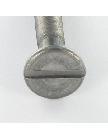 Vis métaux Tête cylindrique large TCL Hexagonal creux M6X27 Cranté Acier brut