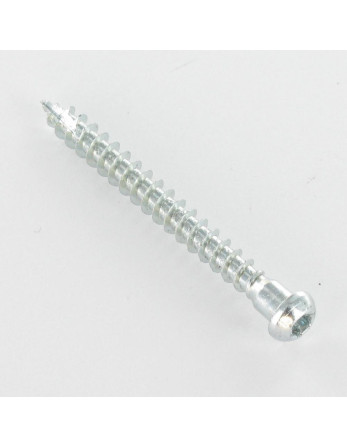 Vis FERRURE ANGULAIRE Tête cylindrique TC TORX T20 Pointe antifendage type 17 Acier zingué 5X35