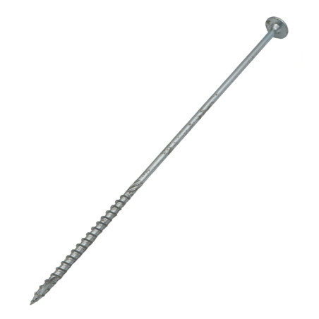 1 x VBA Vis bois agglo Tête disque TORX T40 8X300 Rouille Acier zingué